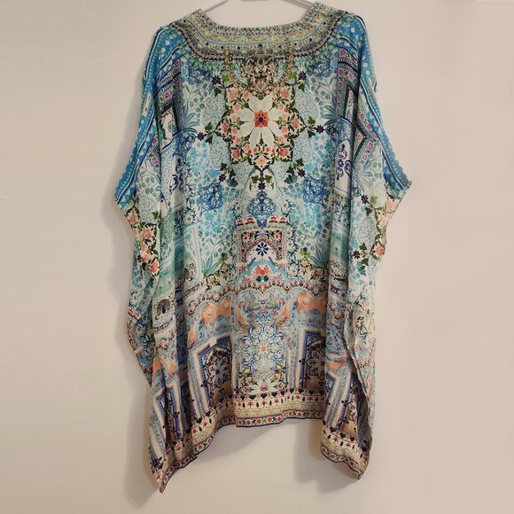 Camilla Short Lace Up Kaftan Lovers Retreat One Size OS b88 - Picture 4 of 7